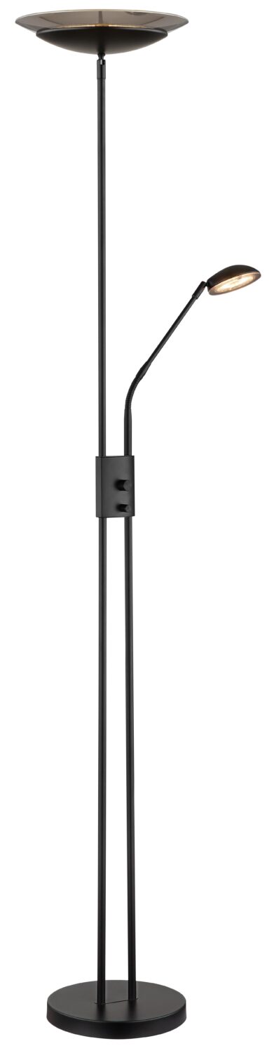 wohnli-moebel-suche-004558298801 Wohnli Möbelsuche - LED-Stehleuchte Ganina Schwarz max. 18