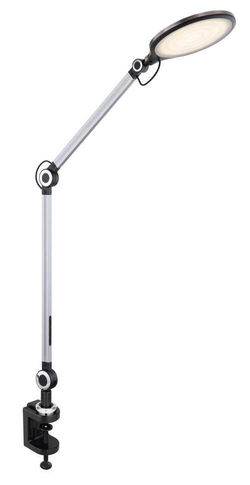 LED-Schreibtischleuchte 58421B in Schwarz max. 10 Watt Schreibtischlampe Metall Globo Lampen & Leuchten > LED-Leuchten Schwarz