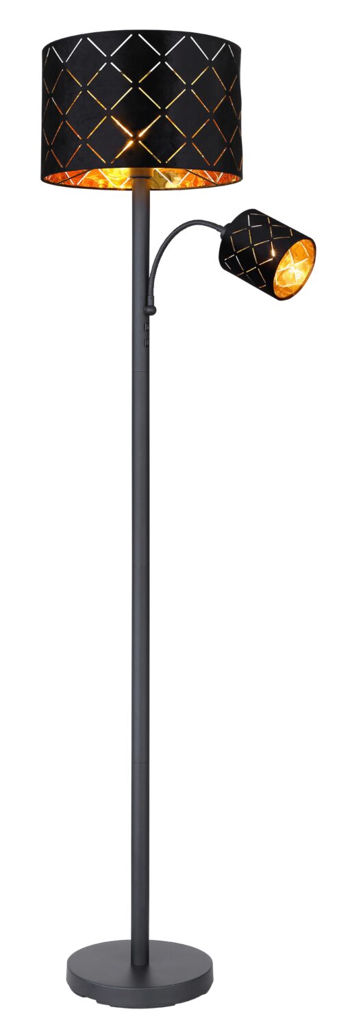 wohnli-moebel-suche-004558376804 Wohnli Möbelsuche - Stehleuchte Sunna Schwarz max. 25 Watt