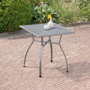 Wohnli Möbelsuche - Gartentisch Toulouse Grau wetterbeständig ca. 70x70x74cm