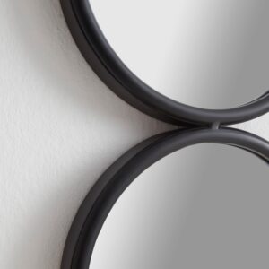 Wandspiegel ARCO Metallrahmen schwarz Metall Premium Living Spiegel > Wandspiegel Schwarz