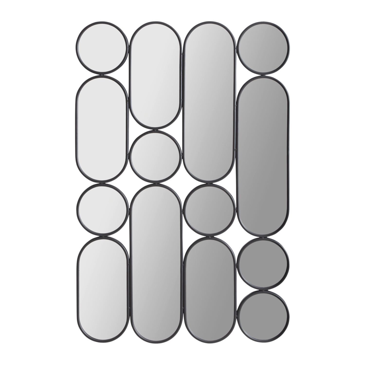 Wohnli Möbelsuche - Wandspiegel ARCO Metallrahmen schwarz