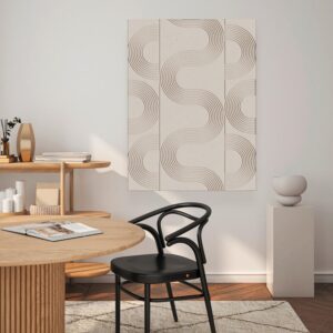 Akustikpaneel Mariella Beige ca. 90x120cm Textil Premium Living Garderoben > Garderobenpaneele Beige