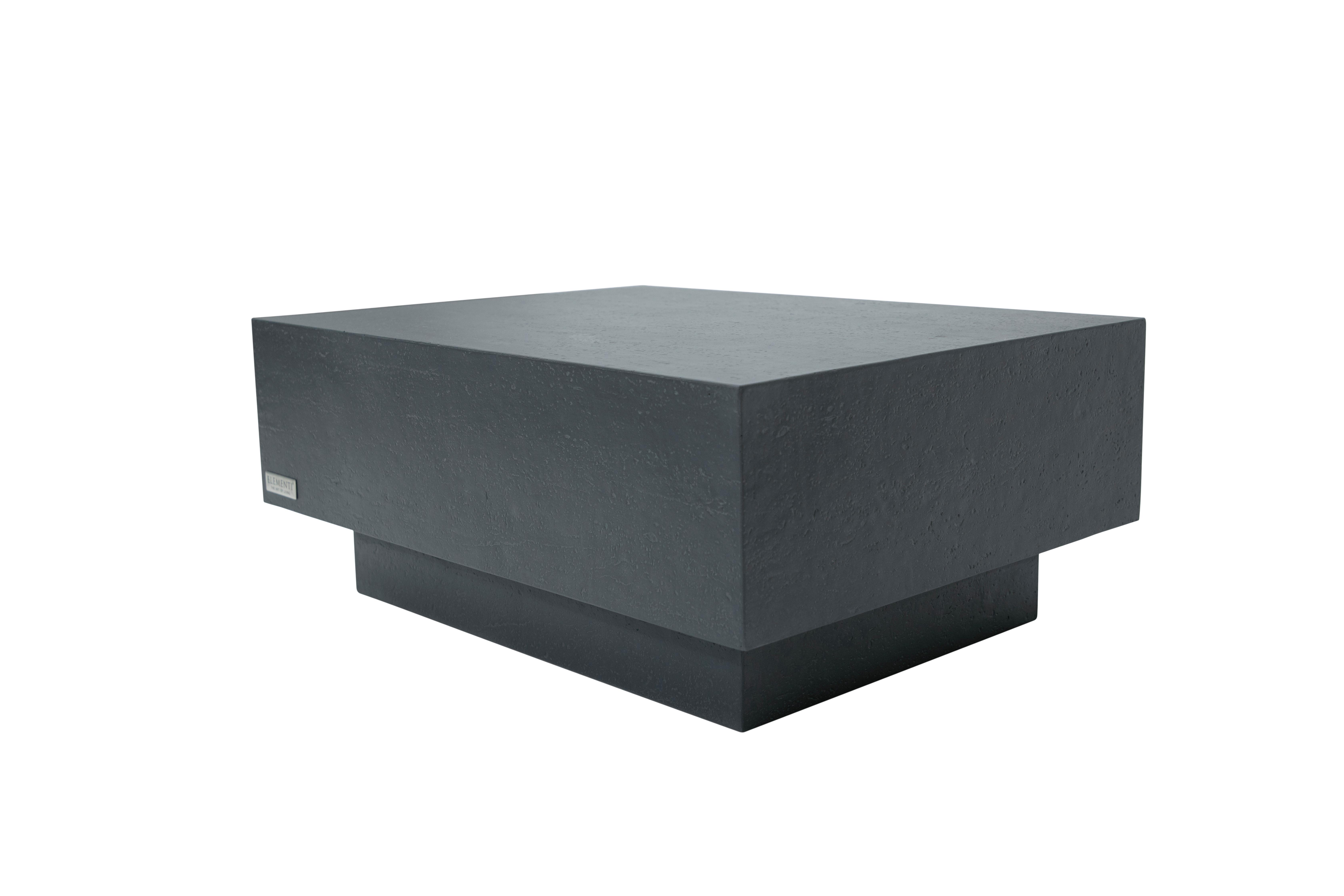 Wohnli Möbelsuche - Loungetisch Tevere ca. 86x66 cm Schwarz