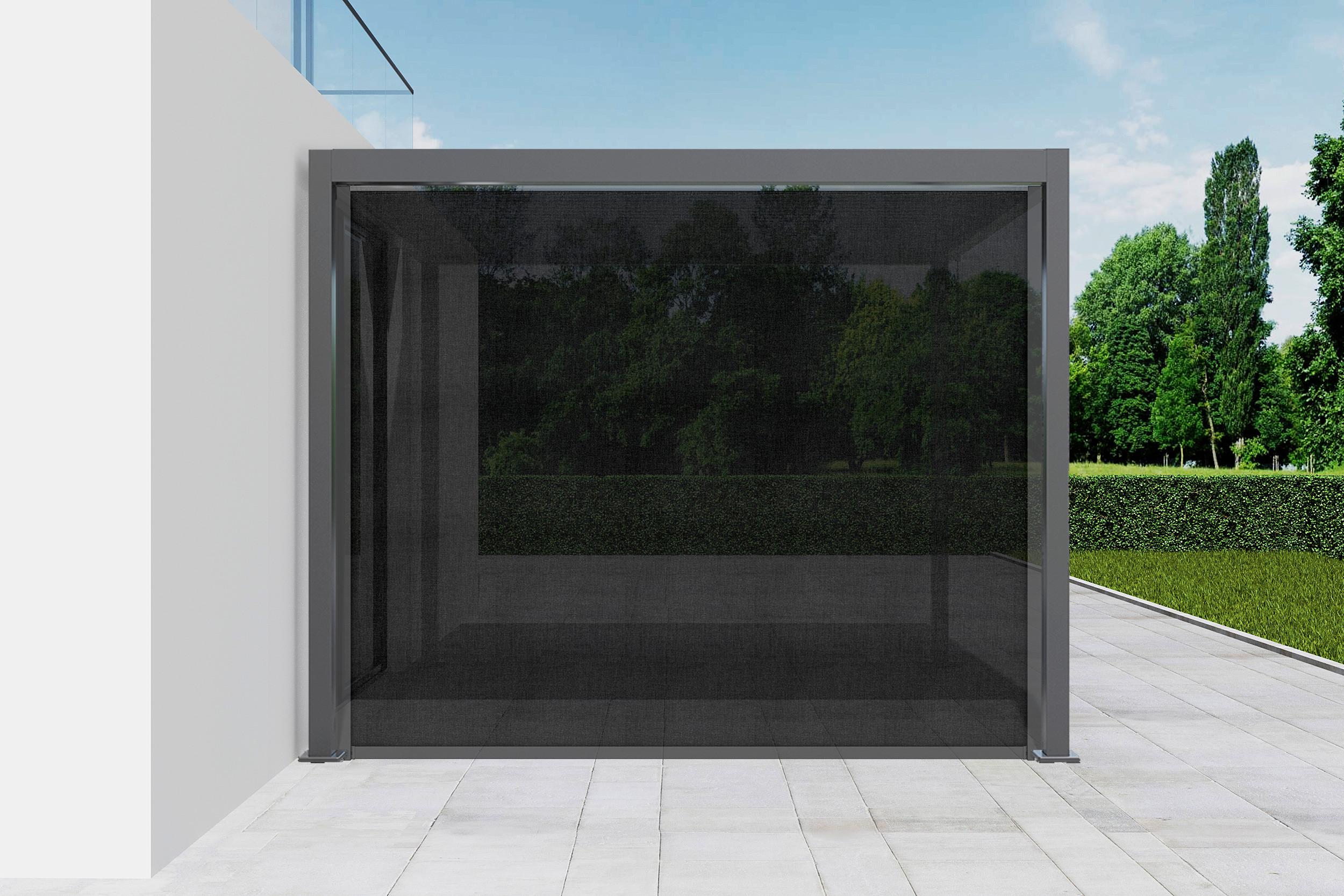 Pergola-Rollo Origin Anthrazit Metall Gardenson Garten & Outdoor > Sonnen- & Sichtschutz Anthrazit
