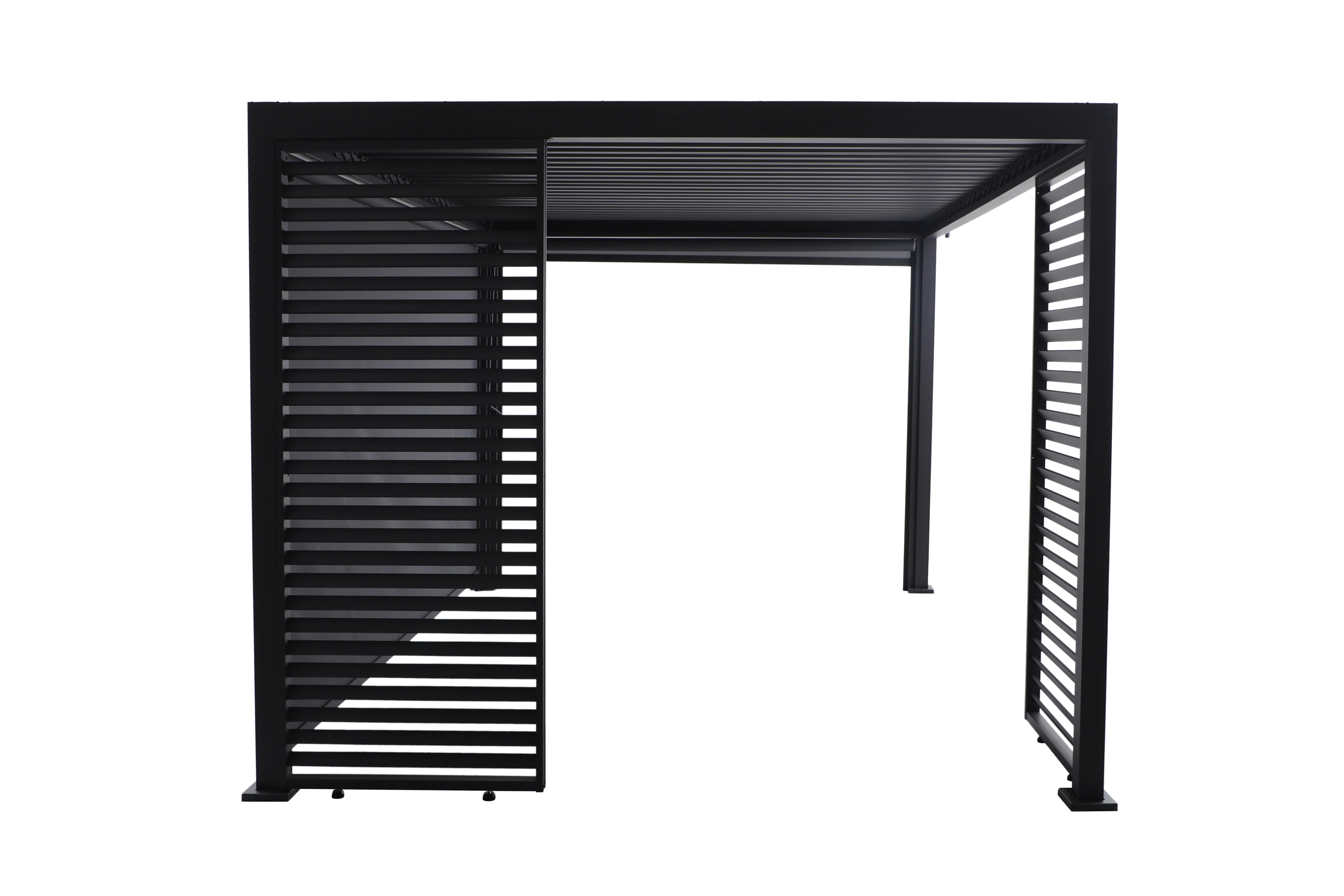 wohnli-moebel-suche-005408001202 Wohnli Möbelsuche - Pergola-Seitenteil-Set Origin Lamellen Anthrazit 4er-Set