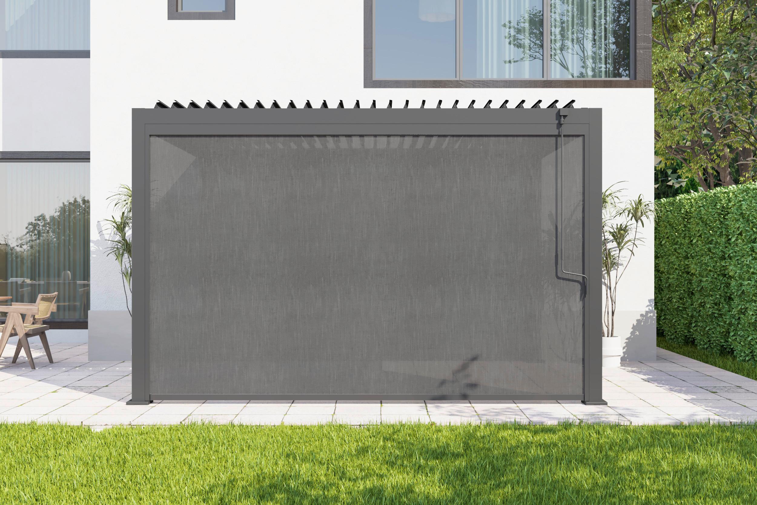 Pergola-Rollo Core Anthrazit Textil Gardenson Garten & Outdoor > Sonnen- & Sichtschutz Anthrazit