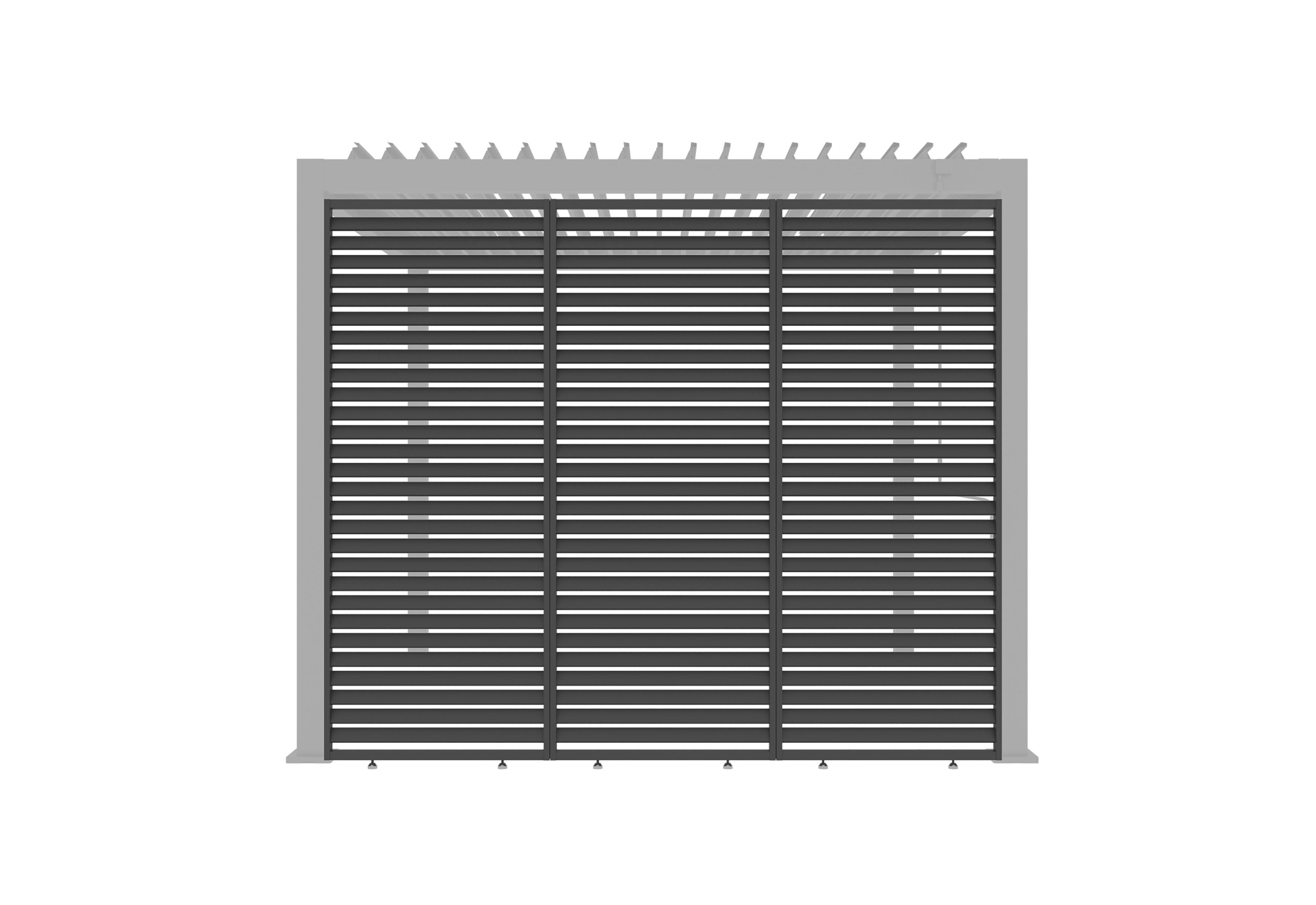 wohnli-moebel-suche-005408002101 Wohnli Möbelsuche - Pergola-Seitenteil Core Lamellen Anthrazit