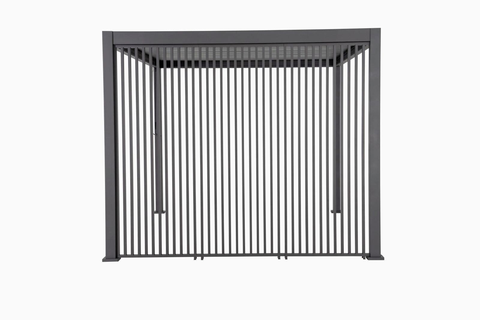 Wohnli Möbelsuche - Pergola-Lamellenwand ca. 113x240 cm Anthrazit