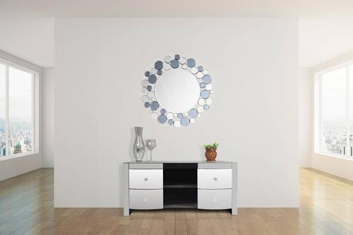 Wandspiegel Bubble Silber/Grau Metall, Glas Kayoom Spiegel > Wandspiegel Grau