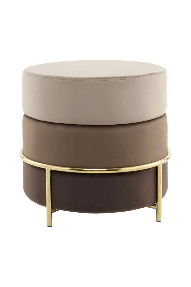 wohnli-moebel-suche-005937017202 Wohnli Möbelsuche - Hocker Creme/Braun ca. 48