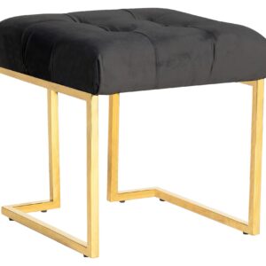 Wohnli Möbelsuche - Hocker Rare Schwarz Samt