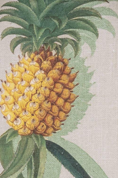 Relaxsesselauflage ca. 170x46 cm Beige Ananas Textil Gardenson Möbel > Sessel > Relaxsessel Beige