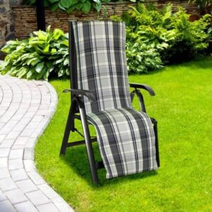 Relaxsesselauflage Atika m. Zip ca. 170x52 cm Beige Textil Gardenson Möbel > Sessel > Relaxsessel Beige