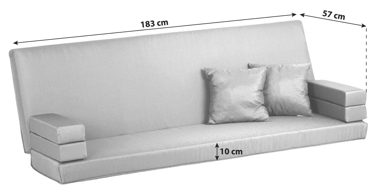 HOLLYWOODSCHAUKEL AUB91 ERSATZKISSEN F. SCHAUKEL Textil Gardenson Garten & Outdoor > Gartenmöbel > Garten Relaxmöbel Anthrazit