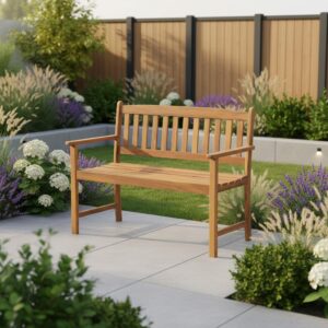 Wohnli Möbelsuche - Gartenbank Holz 2-Sitzer Woody