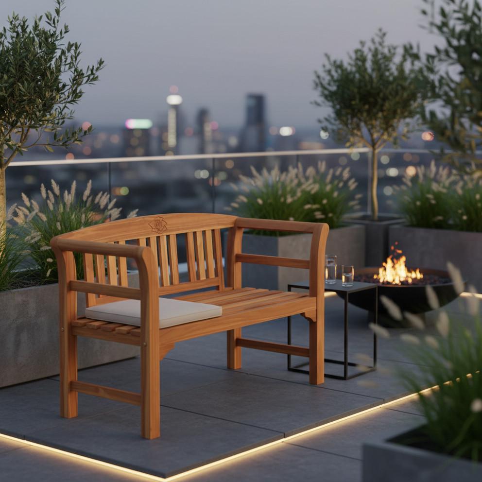 Wohnli Möbelsuche - Gartenbank Holz 2-Sitzer Batam