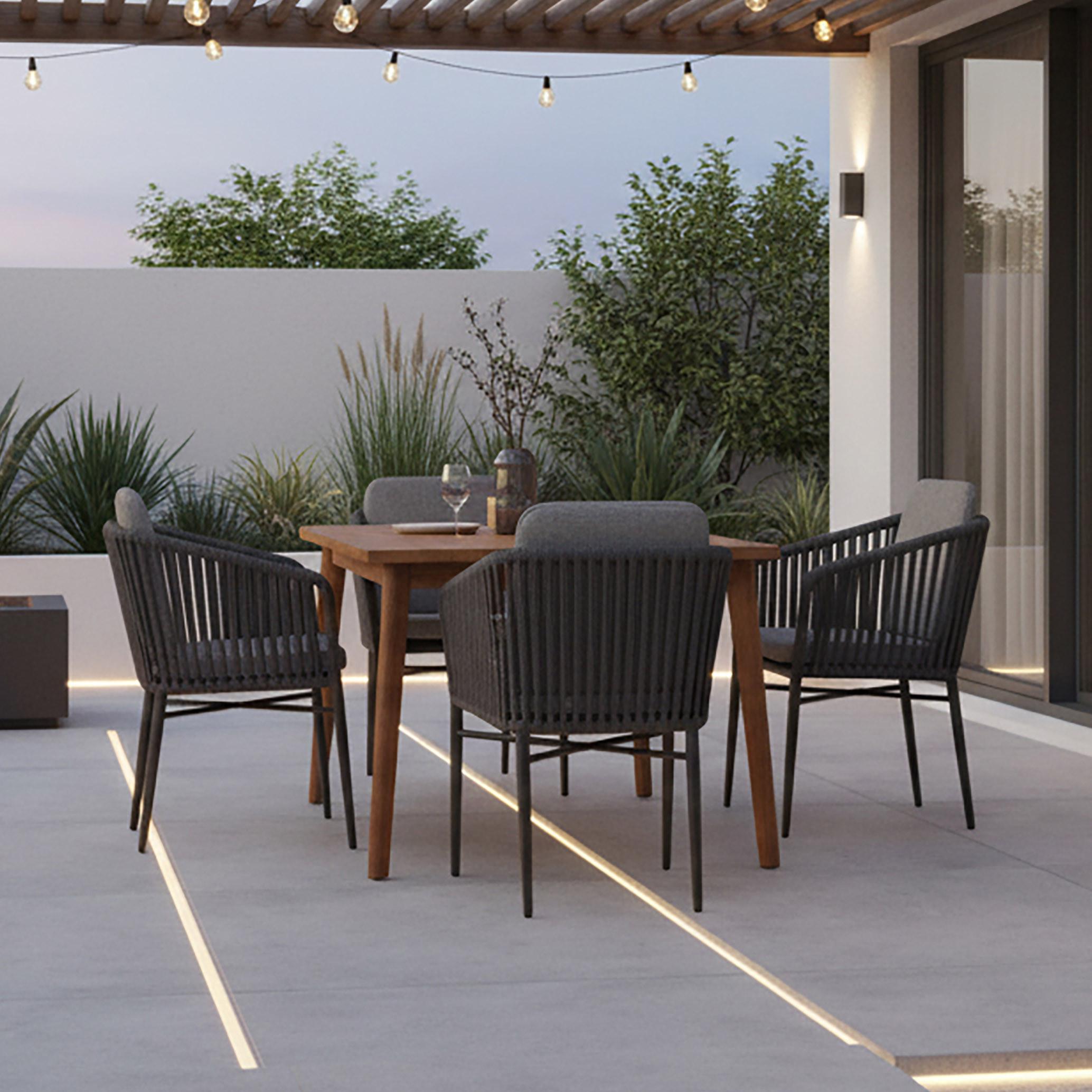 wohnli-moebel-suche-006285050101 Wohnli Möbelsuche - Gartengarnitur Atacama Holz/Kunststoff/Metall 5-tlg.