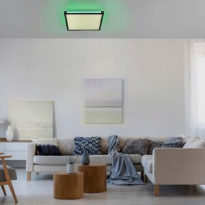 LED-Paneel Mario Schwarz max. 24 Watt Metall, Kunststoff XXXL Lampen & Leuchten > LED-Leuchten Schwarz