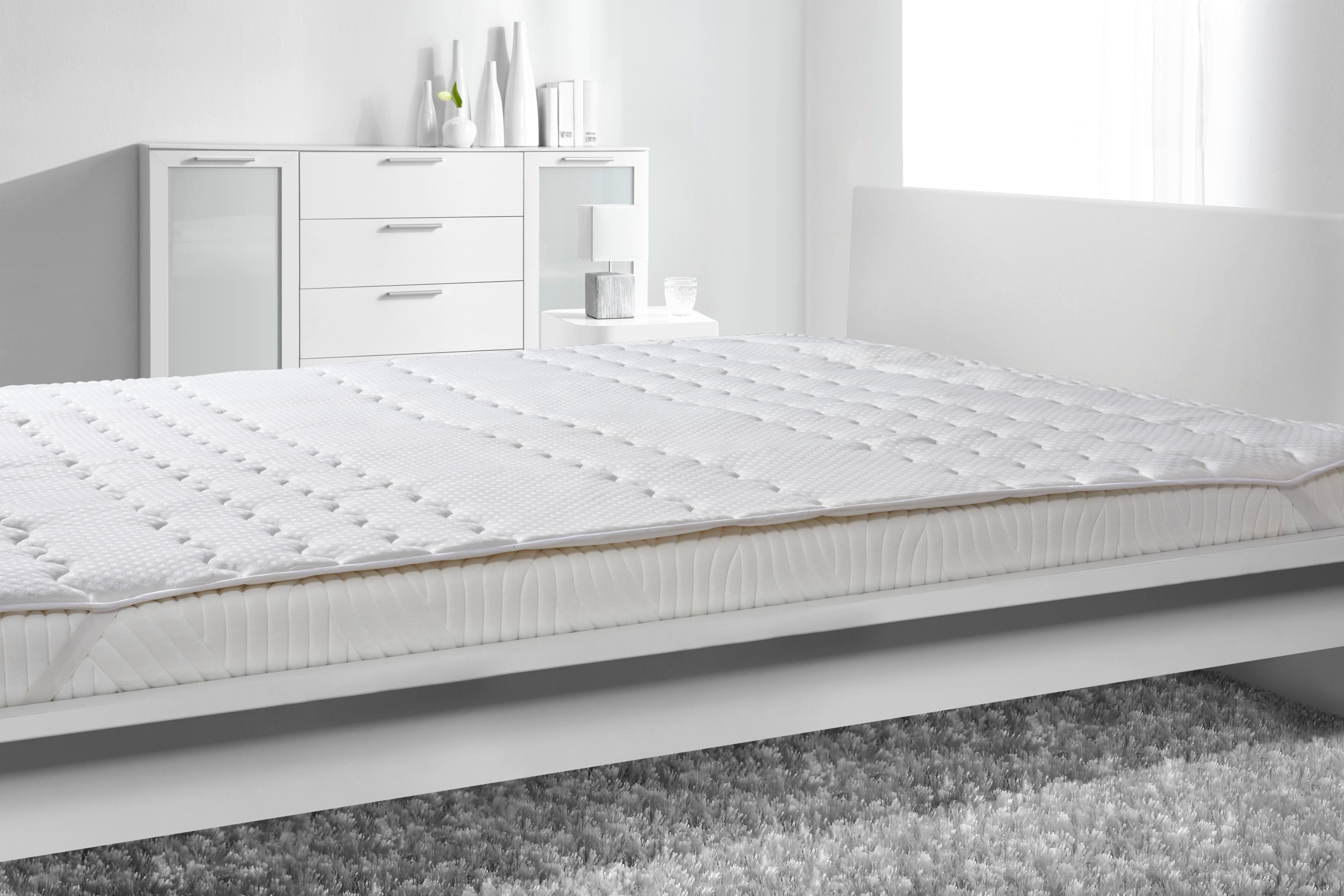 wohnli-moebel-suche-007992055803-1 Unterbett in Weiß ca. 180x200cm Textil Nadana Möbel > Matratzen > Unterbetten & Matratzenschoner Weiß