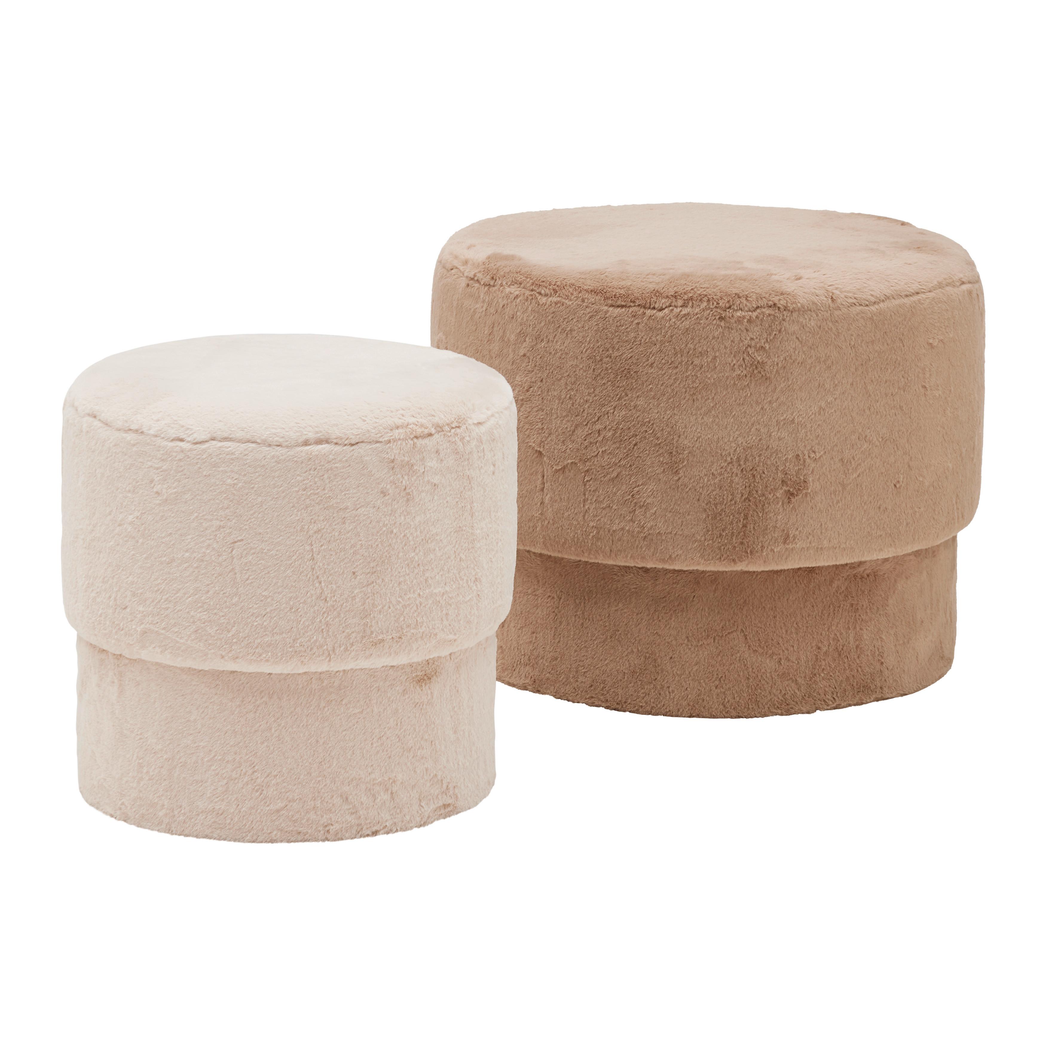 wohnli-moebel-suche-008103024301 Wohnli Möbelsuche - Hockerset Susa Taupe/Beige