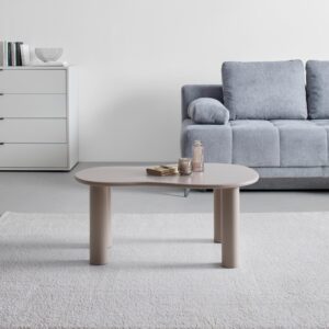 Couchtisch Bandera Grau Kunststoff, Holzwerkstoff Mömax Wohnzimmermöbel Grau