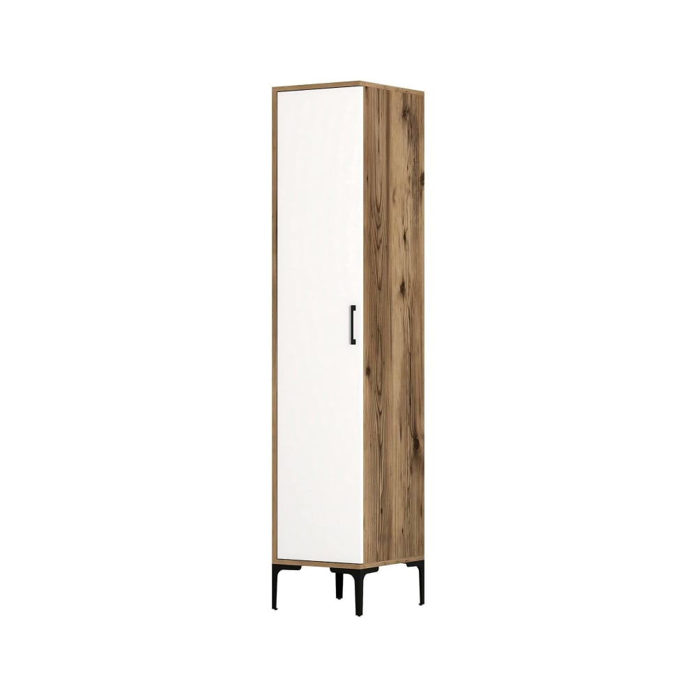 wohnli-moebel-suche-1-Tuer-Mehrzweckschrank-Holzeffekt-walnuss-weiss-40x201-cm Wohnli Möbelsuche - 1-Tür Mehrzweckschrank  Holzeffekt walnuss