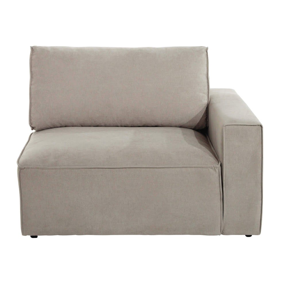 Wohnli Möbelsuche - Modulare Sofa-Armlehne rechts aus Stoff