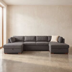 Wohnli Möbelsuche - Ausziehbares 7-Sitzer-Panorama-Sofa
