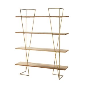 140x177x35cm Holz Gold Maisons du Monde Möbel Wohnzimmermöbel Regale