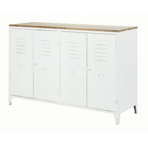 aus Metall und Tannenholz