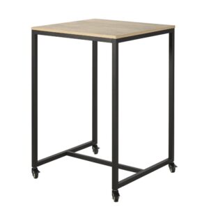 wohnli-moebel-suche-186978-1 Hoher Esstisch mit Rollen für die gewerbliche Nutzung L70 75x110x75cm Metall Schwarz Maisons du Monde Möbel Esszimmermöbel Esstische