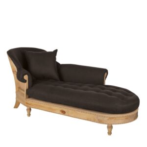 wohnli-moebel-suche-187697 Wohnli Möbelsuche - 1 Sitzer-Chaiselongue aus kohlengrauem Leinen