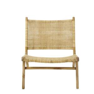 wohnli-moebel-suche-188023-1 Sessel aus geflochtenem Rattan und Recycling-Teakholz 65x71x82cm Holz Beige Maisons du Monde Sofas und Sessel Sessel, Poufs und Fußbänke Sessel