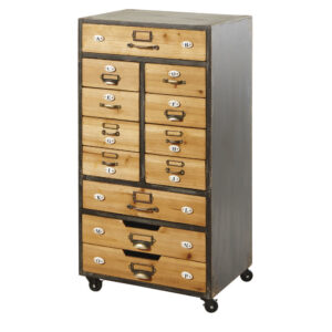 43.5x86x32.5cm Holz Schwarz Maisons du Monde Möbel Wohnzimmermöbel Aufbewahrungsmöbel