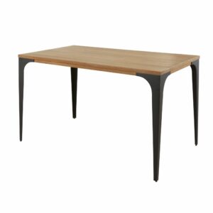 wohnli-moebel-suche-198119-1 Esstisch für die gewerbliche Nutzung aus Mangoholz und schwarzem Metall L125 125x76x75cm Massivholz Schwarz Maisons du Monde Möbel Esszimmermöbel Esstische
