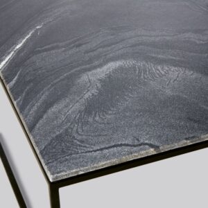 Couchtisch aus schwarzem Marmor 100 cm 100x36x100cm Marmor Schwarz Maisons du Monde Möbel Wohnzimmermöbel Couchtische