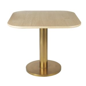 Tischplatte in Eichen-Optik für 4 Personen L90 90x2.5x90cm Holz Beige Maisons du Monde Möbel Esszimmermöbel Esstische