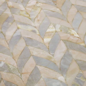 Couchtisch aus Stein mit Zickzackmuster 101 cm 101x41x101cm Metall Gold Maisons du Monde Möbel Wohnzimmermöbel Couchtische