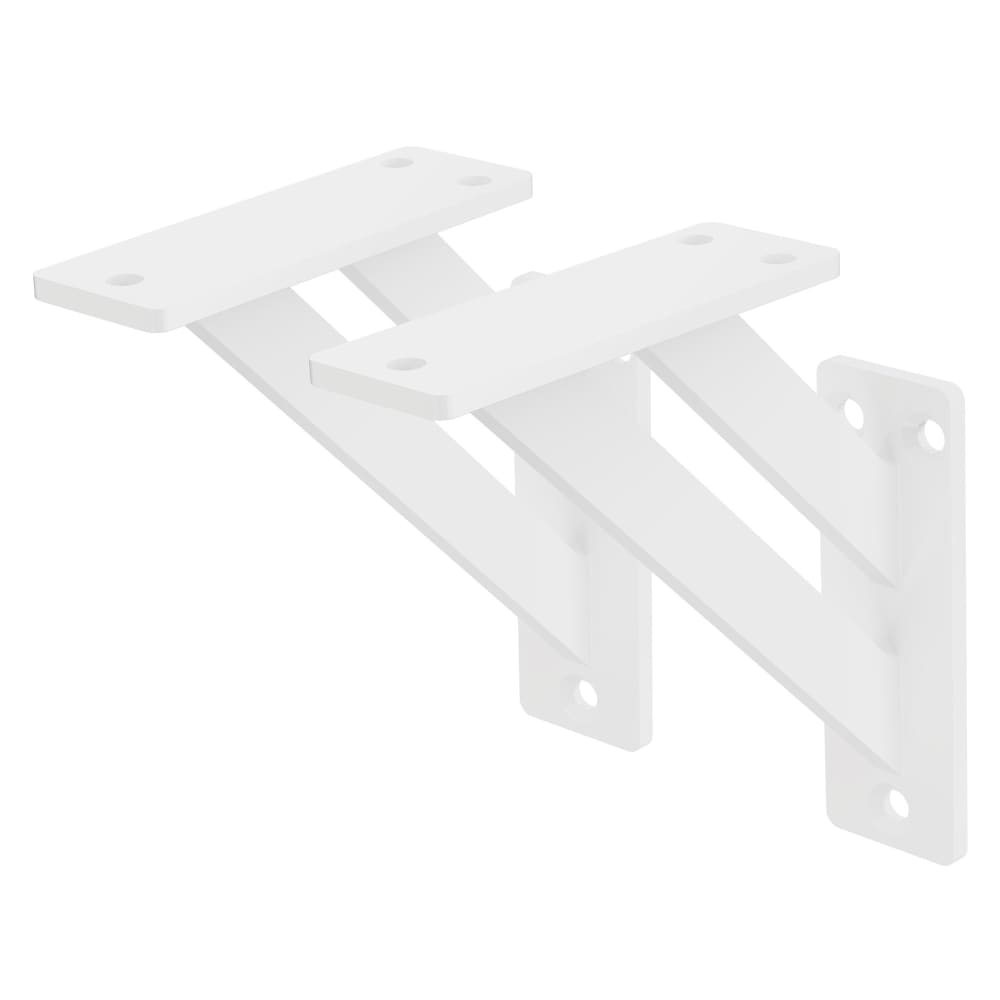 Wohnli Möbelsuche - 2 Stück Regalhalterungen 120x120 mm