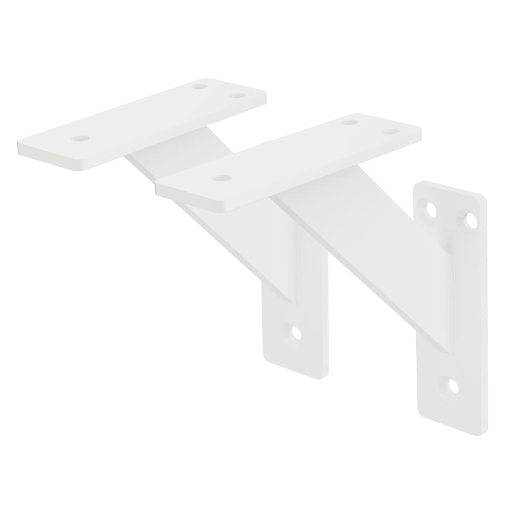 Wohnli Möbelsuche - 2 Stück Regalhalterungen 120x120 mm