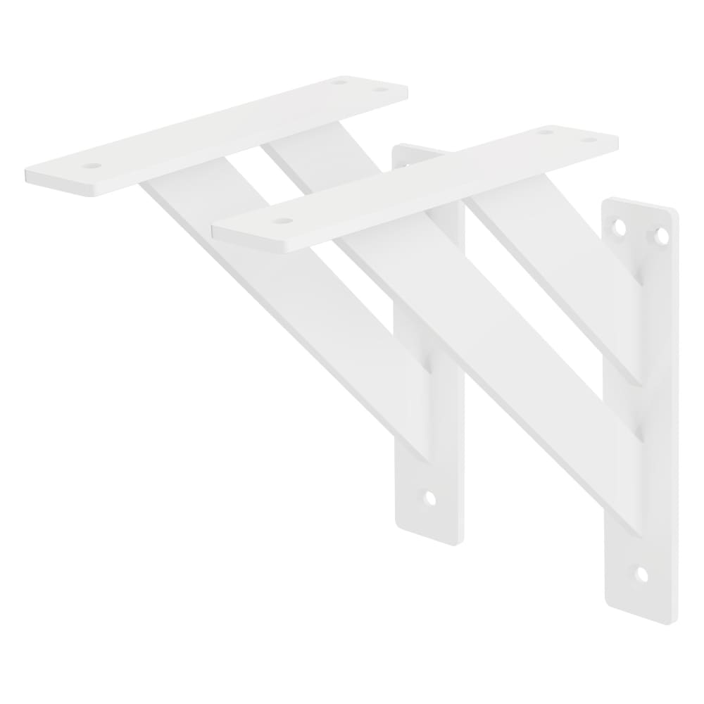 Wohnli Möbelsuche - 2 Stück Regalhalterungen 180x180 mm