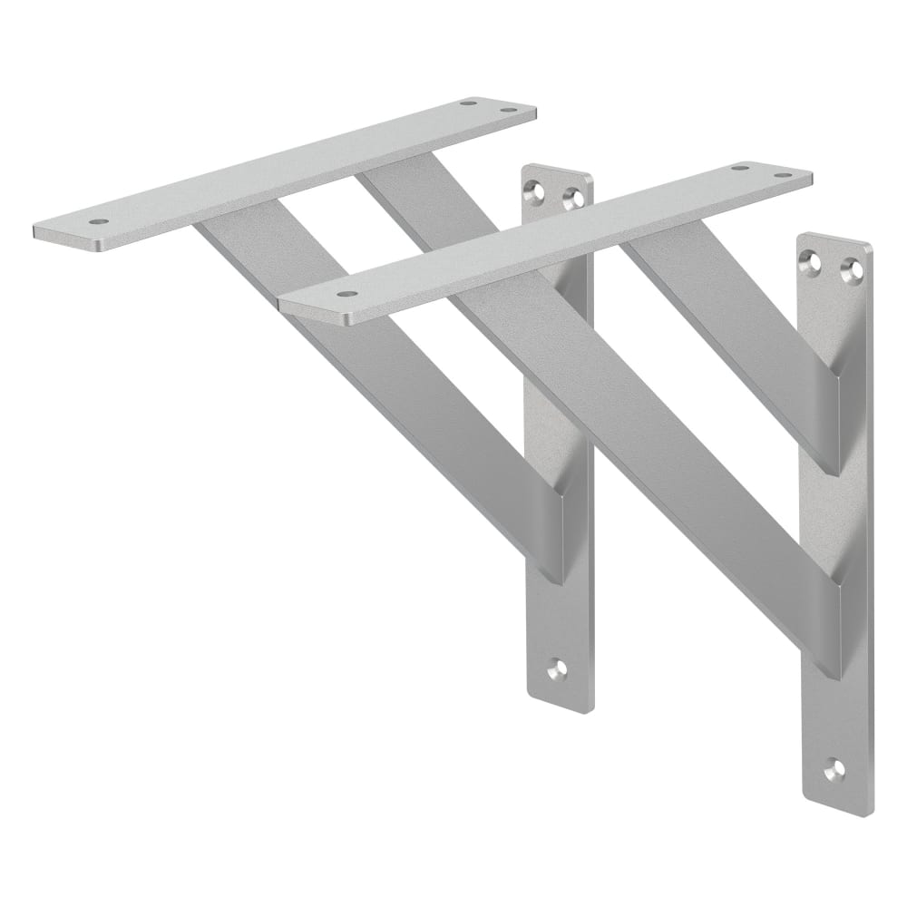 Wohnli Möbelsuche - 2 Stück Regalhalterungen 240x240 mm