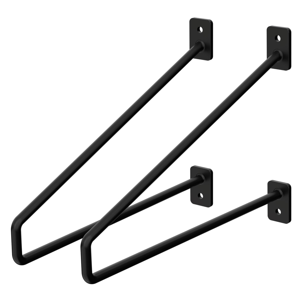 Wohnli Möbelsuche - 2 Stück Regalhalterungen 265 mm