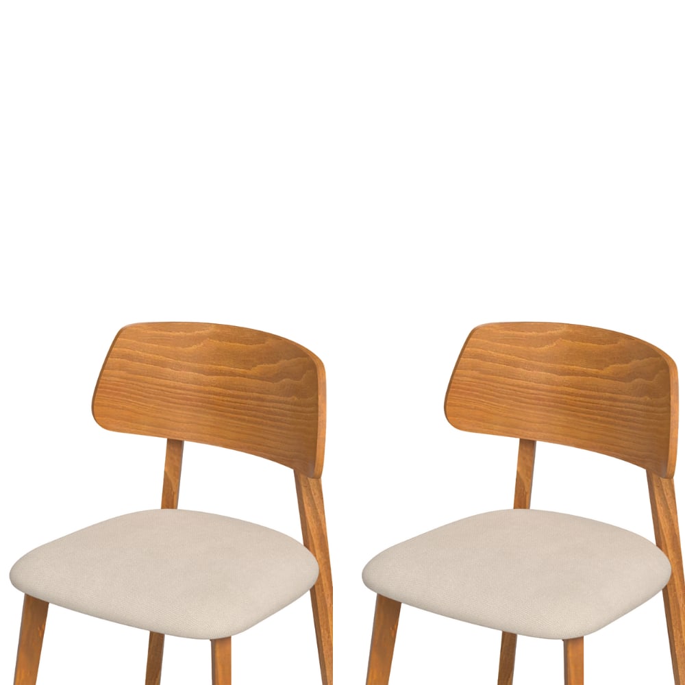 Wohnli Möbelsuche - 2 Stühle mit recyceltem Stoff
