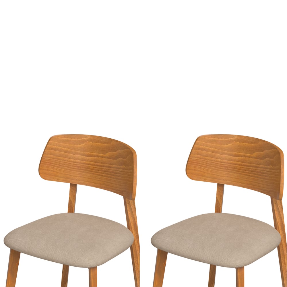 Wohnli Möbelsuche - 2 Stühle mit recyceltem Stoff