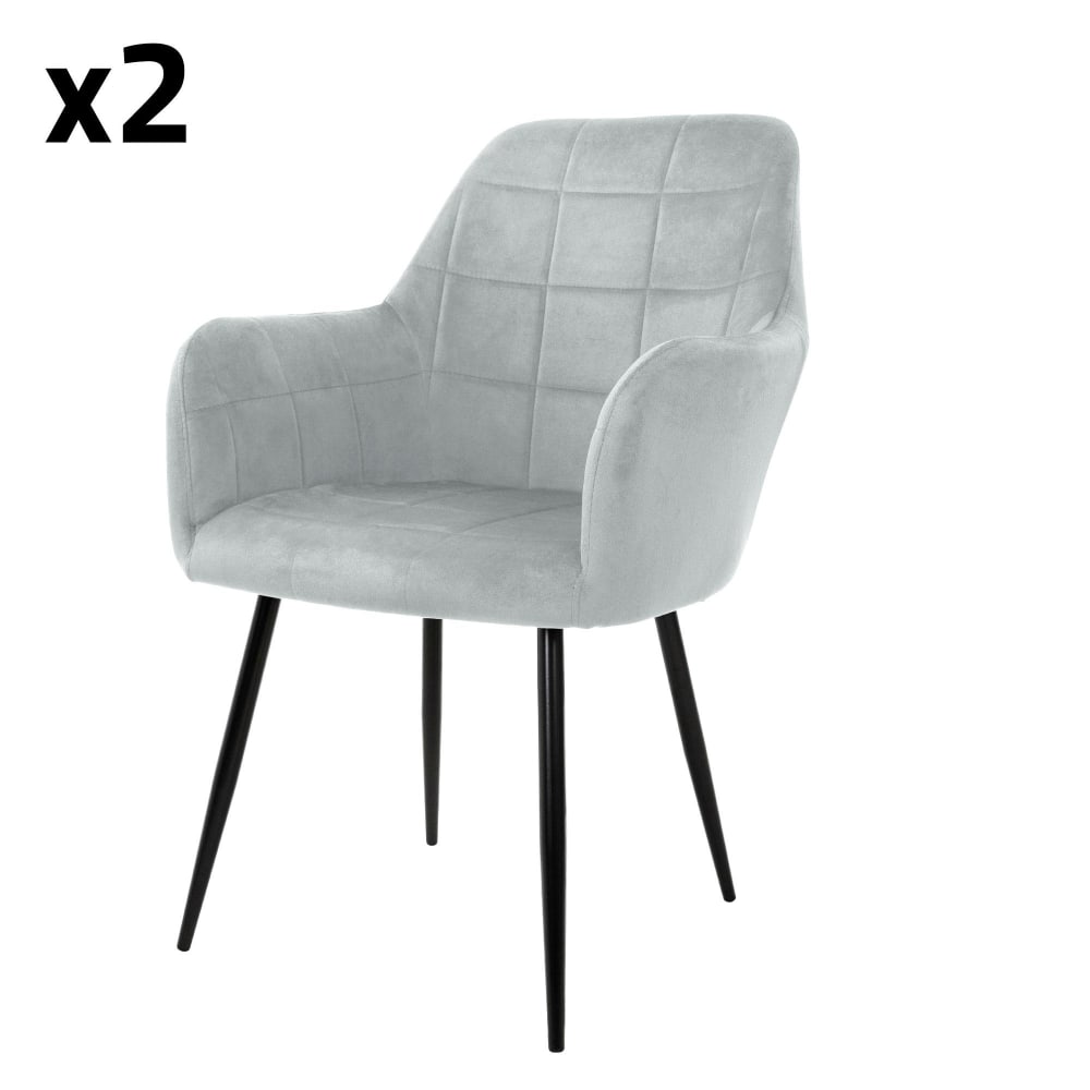 Wohnli Möbelsuche - 2 x Esszimmerstühle grau