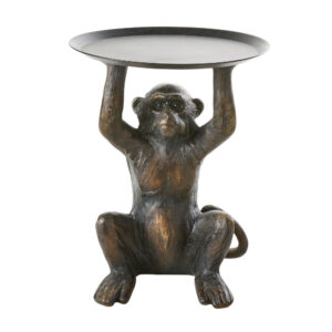 46.5x60x46.5cm Harz Braun Maisons du Monde Möbel Wohnzimmermöbel Beistelltische