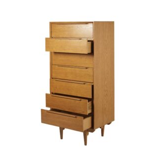 wohnli-moebel-suche-209231-1 Vintage-Kommode mit 7 Schubladen 55x120.5x38cm Massivholz Braun Maisons du Monde Möbel Schlafzimmermöbel Aufbewahrungsmöbel