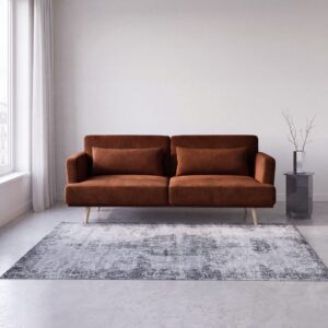 wohnli-moebel-suche-209529 Wohnli Möbelsuche - Dreiviertelsitzer-Sofa mit Klick-Klack-Funktion in Eichhörnchen-Orange